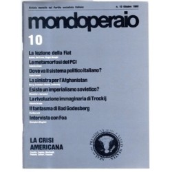 MONDOPERAIO-n 10, ottobre-1980