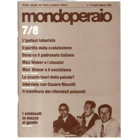 MONDOPERAIO-n 7-8, luglio/agosto-1980