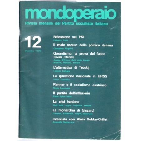 MONDOPERAIO-n 12, dicembre-1979