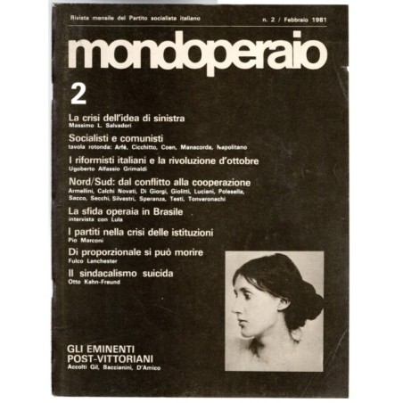 MONDOPERAIO-n 2, febbraio-1981