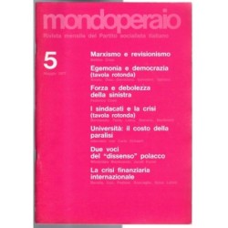 MONDOPERAIO-n 5, maggio-1977