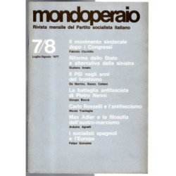 MONDOPERAIO-n 7-8, luglio/agosto-1977
