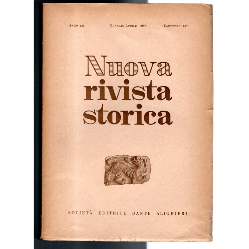 NUOVA RIVISTA STORICA-fasc I-II, gennaio/aprile-1968