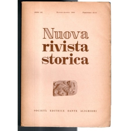NUOVA RIVISTA STORICA-fasc III-IV, maggio/agosto-1968
