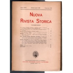 NUOVA RIVISTA STORICA-fasc I-II, gennaio/aprile-1962