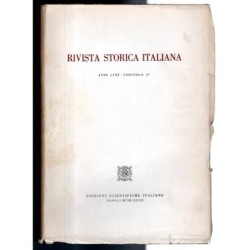 RIVISTA STORICA ITALIANA-fasc IV-1968