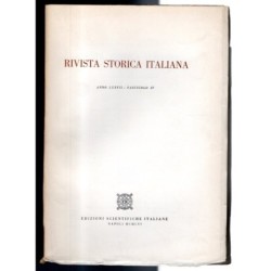RIVISTA STORICA ITALIANA-fasc IV-1965