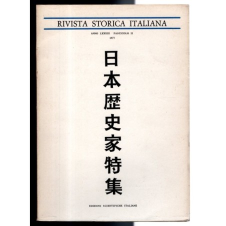 RIVISTA STORICA ITALIANA-fasc II-1977
