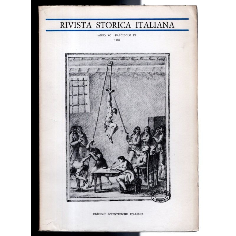 RIVISTA STORICA ITALIANA-fasc IV-1978