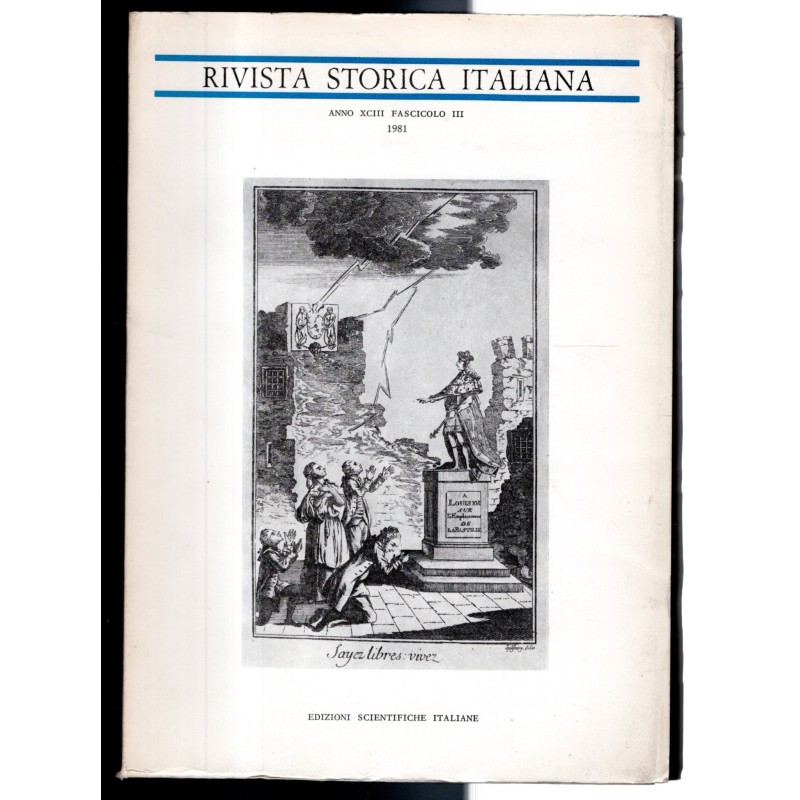 RIVISTA STORICA ITALIANA-fasc III-1981