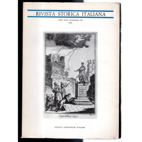 RIVISTA STORICA ITALIANA-fasc III-1981