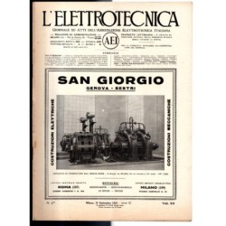 L'ELETTROTECNICA-n 27, 25 settembre, vol XX-1933