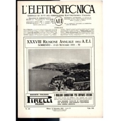 L'ELETTROTECNICA-n 26, 15 settembre, vol XX-1933