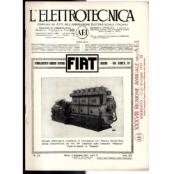 L'ELETTROTECNICA-n 25, 5 settembre, vol XX-1933