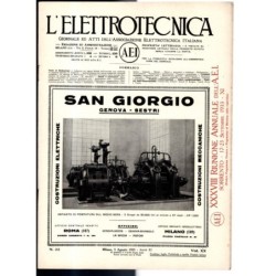 L'ELETTROTECNICA-n 22, 5 agosto, vol XX-1933