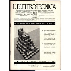 L'ELETTROTECNICA-n 20, 15 luglio, vol XX-1933