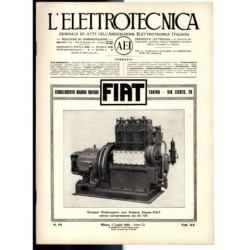 L'ELETTROTECNICA-n 19, 5 luglio, vol XX-1933