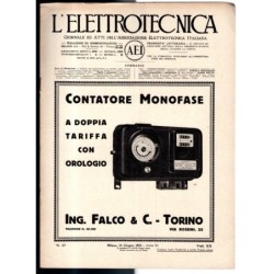 L'ELETTROTECNICA-n 17, 15 giugno, vol XX-1933