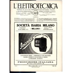 L'ELETTROTECNICA-n 8, 15 marzo, vol XX-1933