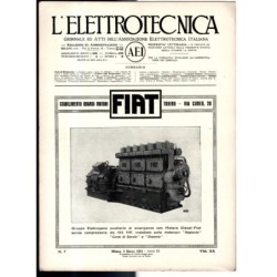 L'ELETTROTECNICA-n 7, 5 marzo, vol XX-1933