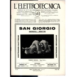 L'ELETTROTECNICA-n 6, 25 febbraio, vol XX-1933