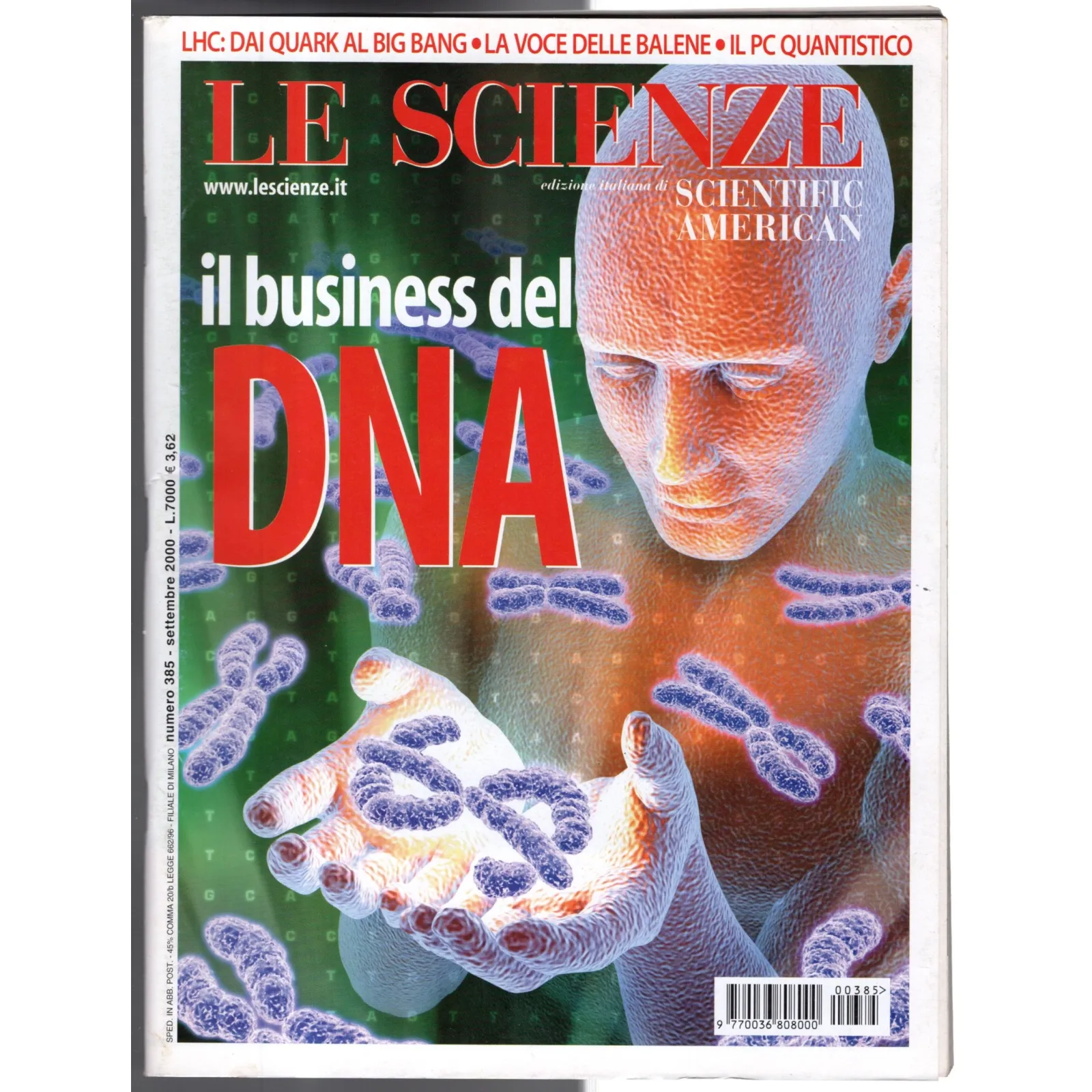 LE SCIENZE-n 385, settembre-2000