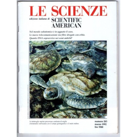 LE SCIENZE. EDIZIONE ITALIANA DI SCIENTIFIC AMERICAN-n 283, marzo-1992
