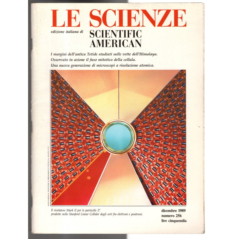 LE SCIENZE. EDIZIONE ITALIANA DI SCIENTIFIC AMERICAN-n 256, dicembre-1989