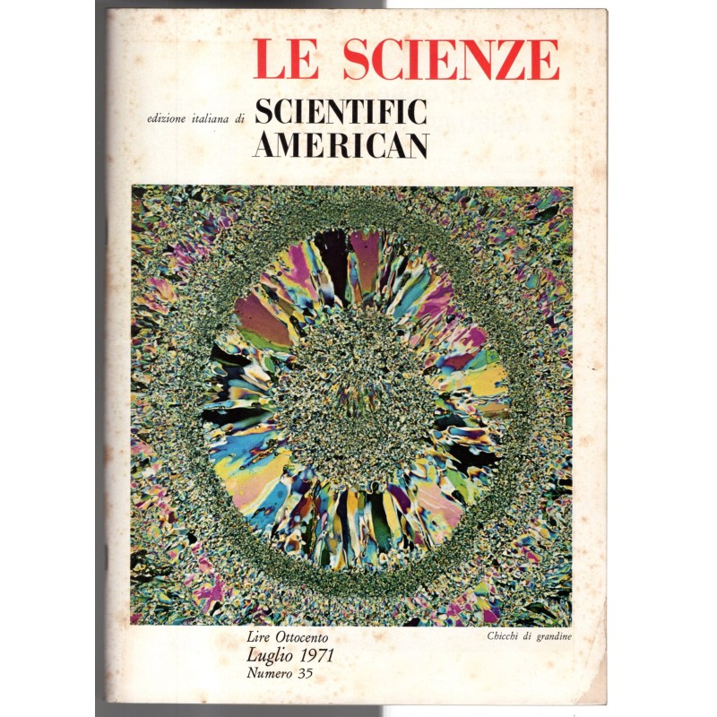 LE SCIENZE. EDIZIONE ITALIANA DI SCIENTIFIC AMERICAN-n 35, luglio-1971