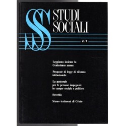 STUDI SOCIALI-n 1, gennaio-1992