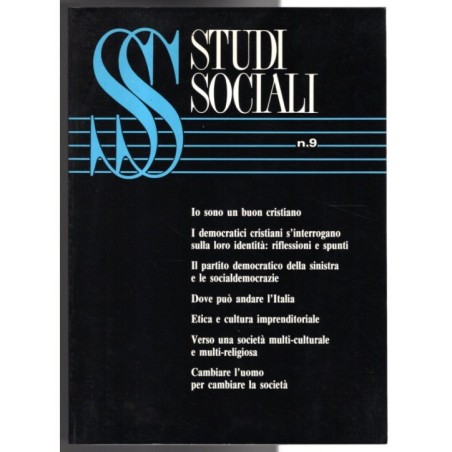 STUDI SOCIALI-n 9, settembre-1991