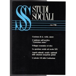 STUDI SOCIALI-nn 7/8, luglio/agosto-1991