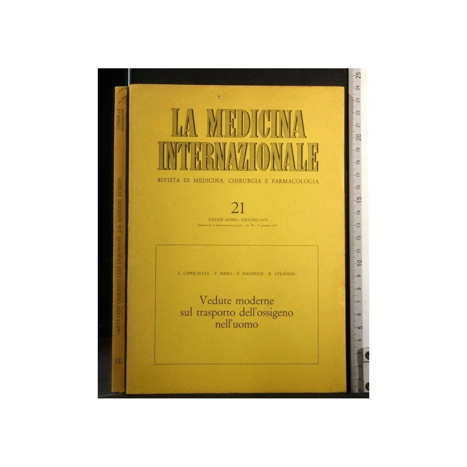 LA MEDICINA INTERNAZIONALE 21 VEDUTE MODERNE SUL TRASPORTO