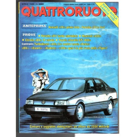 QUATTRORUOTE-n 390, aprile-1988
