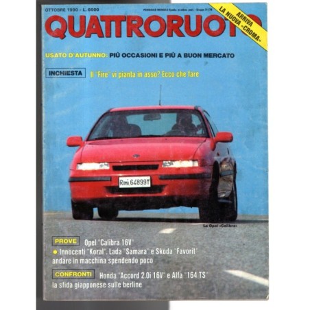 QUATTRORUOTE-n 420, ottobre-1990
