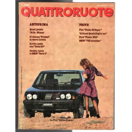 QUATTRORUOTE-n 325, novembre-1982
