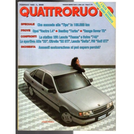 QUATTRORUOTE-n 400, febbraio-1989
