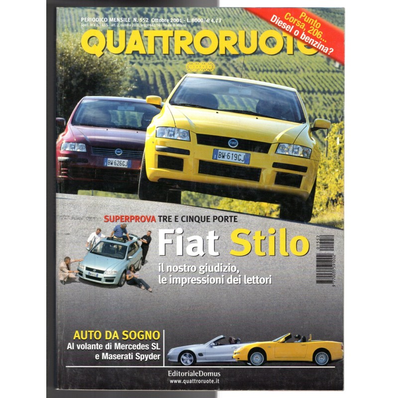 QUATTRORUOTE-n 552, ottobre-2001