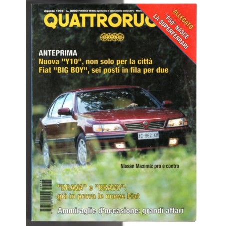 QUATTRORUOTE-n 478, agosto-1995