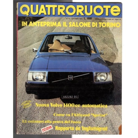 QUATTRORUOTE-n 250, ottobre-1976
