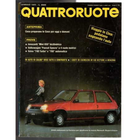 QUATTRORUOTE-n 351, gennaio-1985