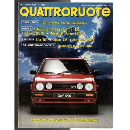 QUATTRORUOTE-n 407, settembre-1989
