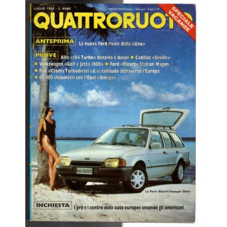 QUATTRORUOTE-n 393, luglio-1988