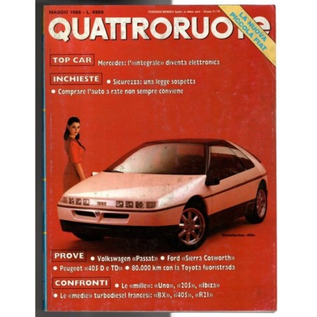 QUATTRORUOTE-n 391, maggio-1988