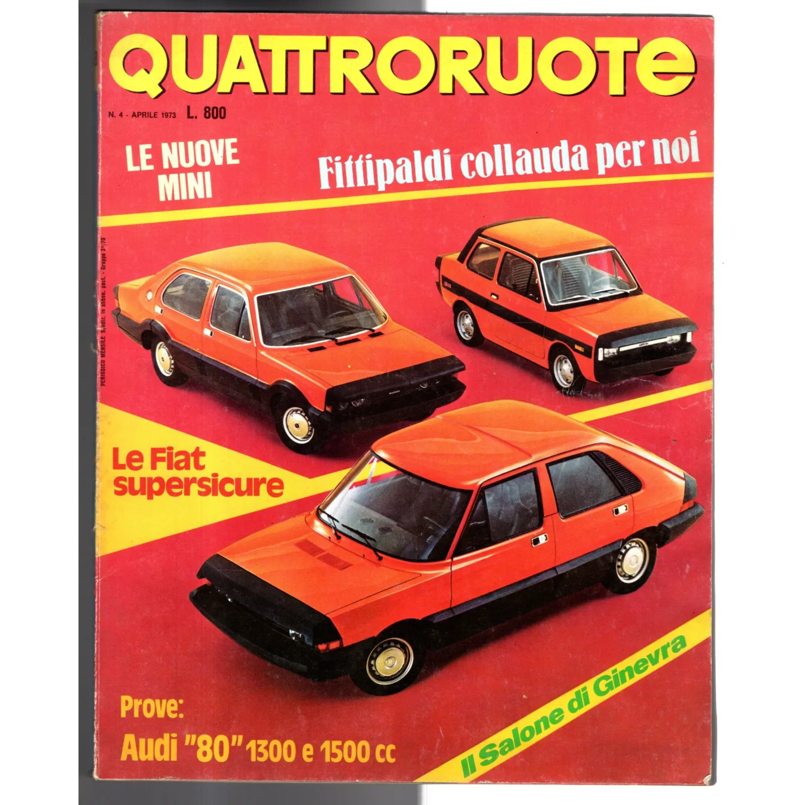 QUATTRORUOTE-n 208, aprile-1973