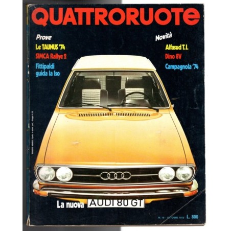 QUATTRORUOTE-n 214, ottobre-1973