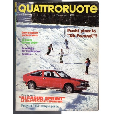 QUATTRORUOTE-n 253, gennaio-1977