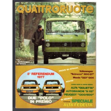 QUATTRORUOTE-n 264, dicembre-1977