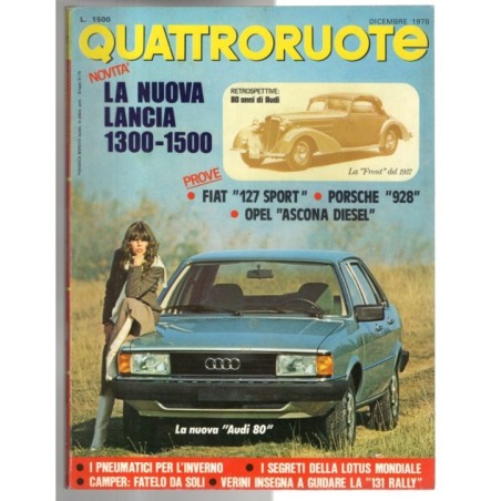 QUATTRORUOTE-n 277, dicembre-1978