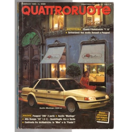 QUATTRORUOTE-n 352, febbraio-1985